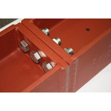 203 x 203 x 46 UC End Plate Spliced @ Third Points/2 No Splices added-steelbeamcroydon-steelbeamcroydon