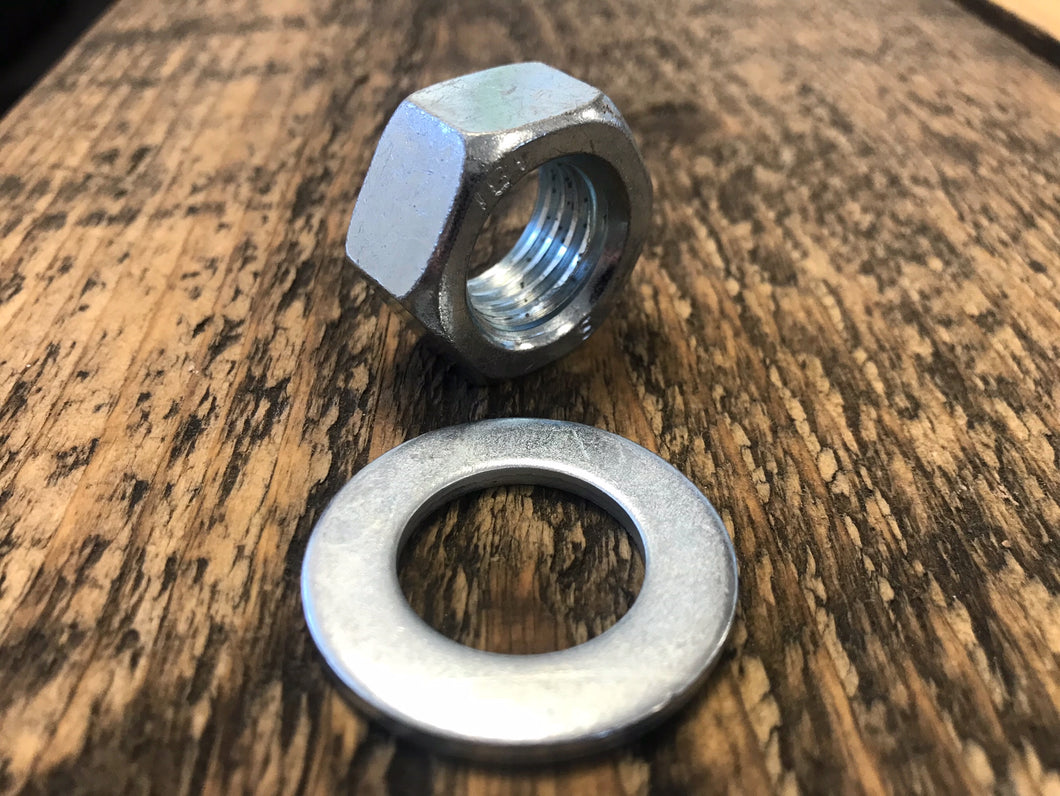 Single M12 Nut & Washer